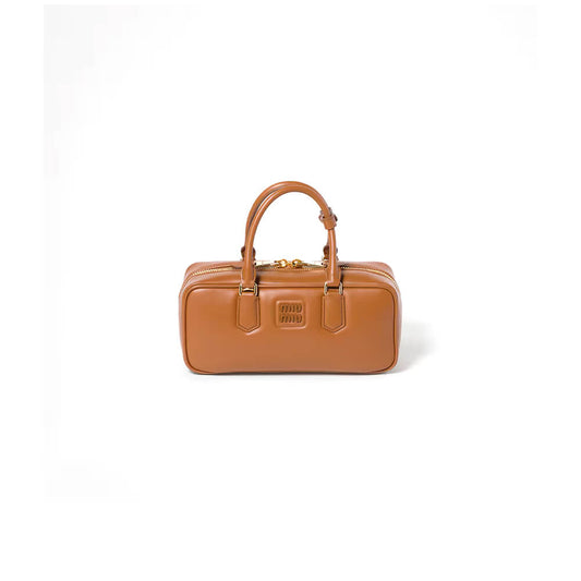 MIUMIU Large Arcadie Leather Bag(HIGH-END GRADE)