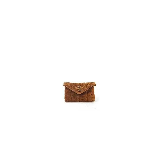 YSL Toy Puffer in suede