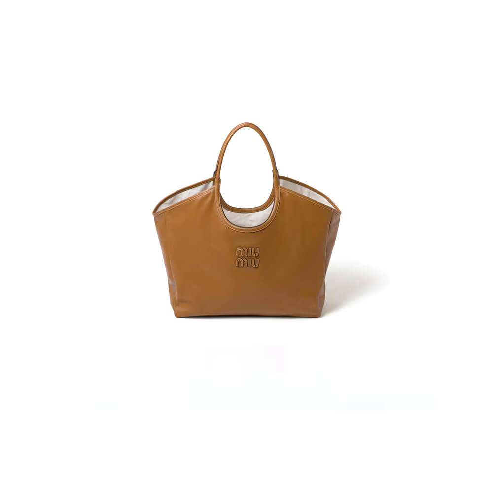 MIUMIU LARGE IVY LEATHER BAG(HIGH-END GRADE)