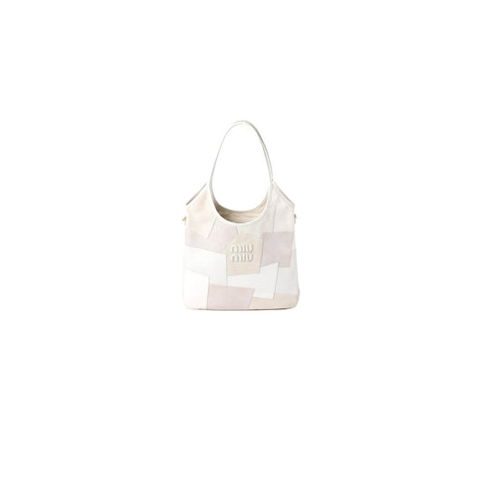 MIUMIU REGULAR IVY leather patchwork bag(HIGH-END GRADE)