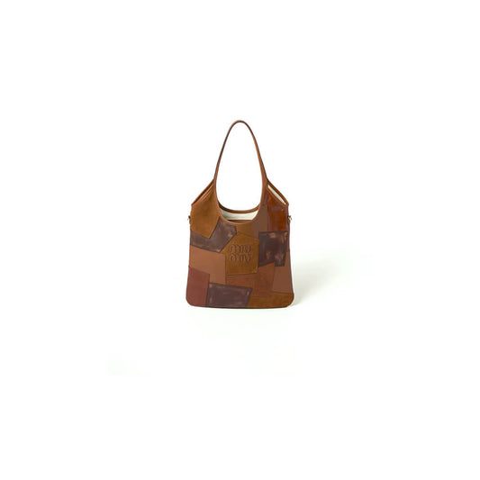 MIUMIU REGULAR IVY leather patchwork bag(HIGH-END GRADE)