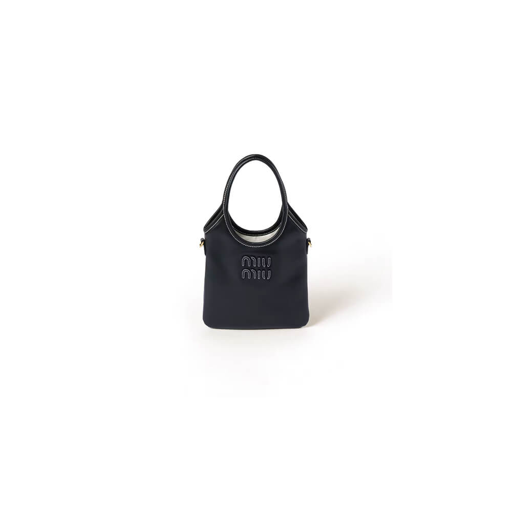 MIUMIU MINI IVY leather handbag(HIGH-END GRADE)