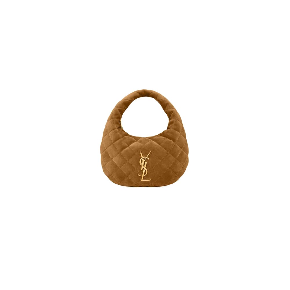 YSL ICARINO in quilted suede(HIGH-END GRADE)