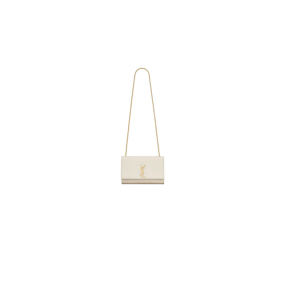 YSL kate medium in grain de poudre embossed leather