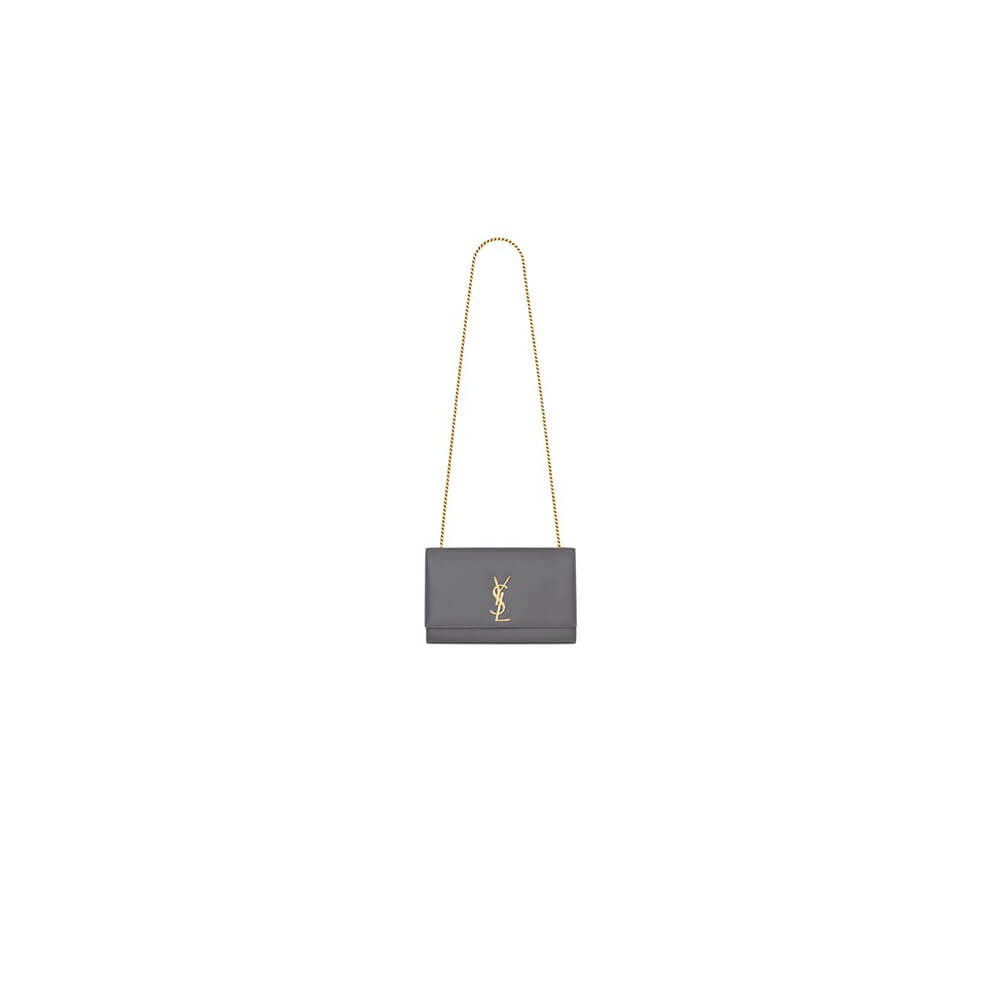 YSL kate medium in grain de poudre embossed leather