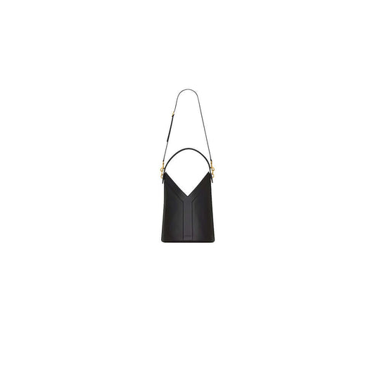 YSL Y top-handle bucket in leather(HIGH-END GRADE)