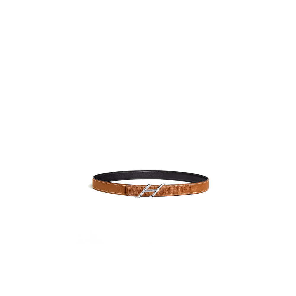 HDN belt buckle   Reversible leather strap 24 mm