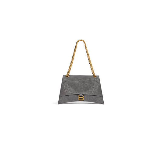Balenciaga Women s Crush Chain Bag Medium(HIGH-END GRADE)