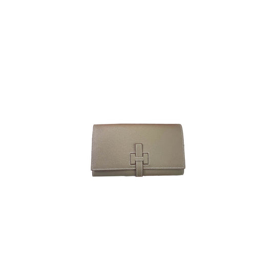 HERMES New H Passant Toutenmain wallet(HIGH-END GRADE)