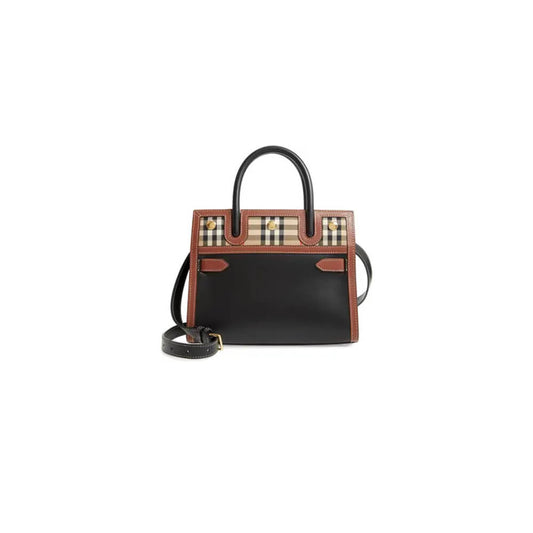 Mini Vintage Check Two Handle Title Bag