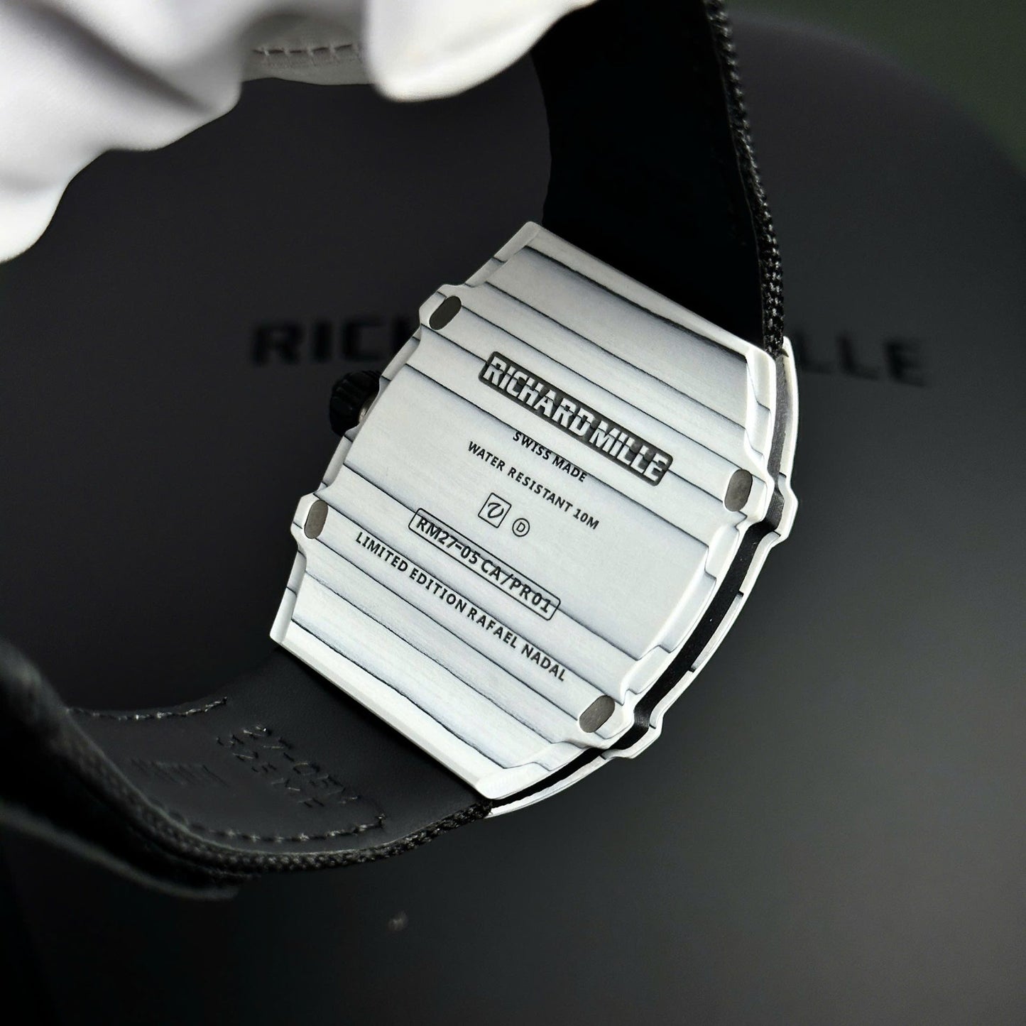 Richard Mille RM27-05 Rafael Nadal Replica Watch White Carbon Case 37.25¡Á47.25mm