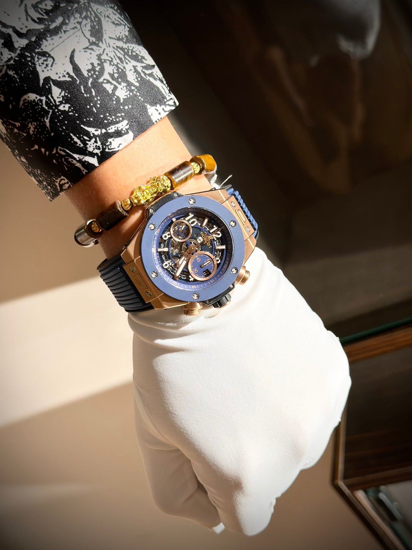 Hublot Replica 1:1 Watch Big Bang Unico Demi King Gold Factory BBF 44mm