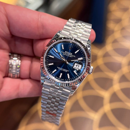 Rolex DateJust 126334 Replica Watches Blue Dial VS Factory 36mm
