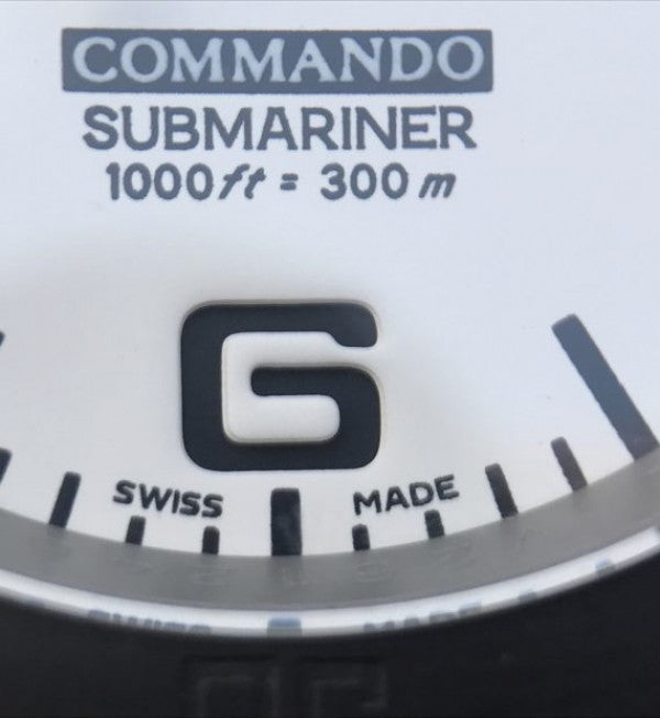 Replica Rolex Submariner Commando White Dial Ceramic Bezel Rubber Strap A2836