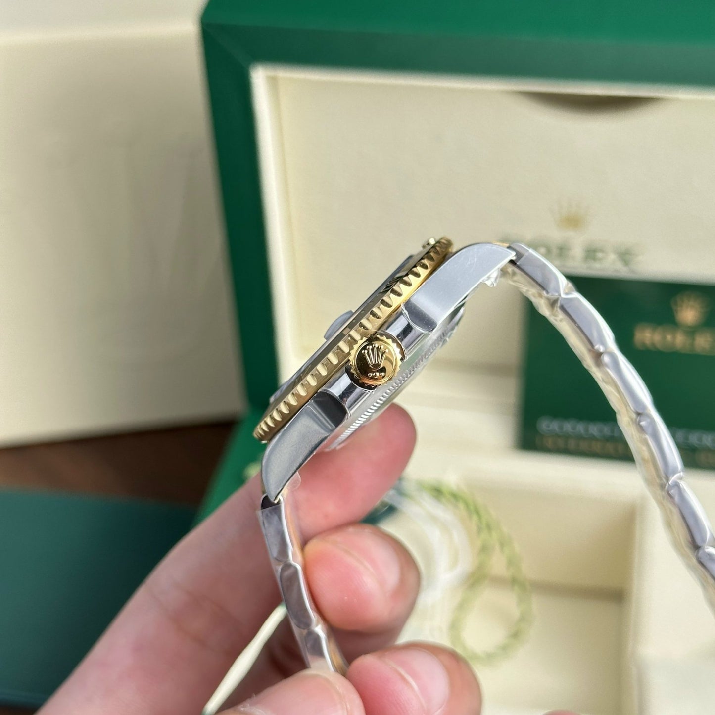 Rolex Replica Watch Submariner Date 126613LN Demi Gold Black Dial VS Factory 41mm