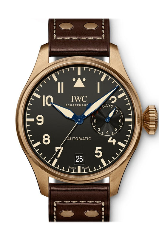 IWC Big Pilot's Heritage Black Dial Brown Leather Men's Watch IW501005(1:1 replica)