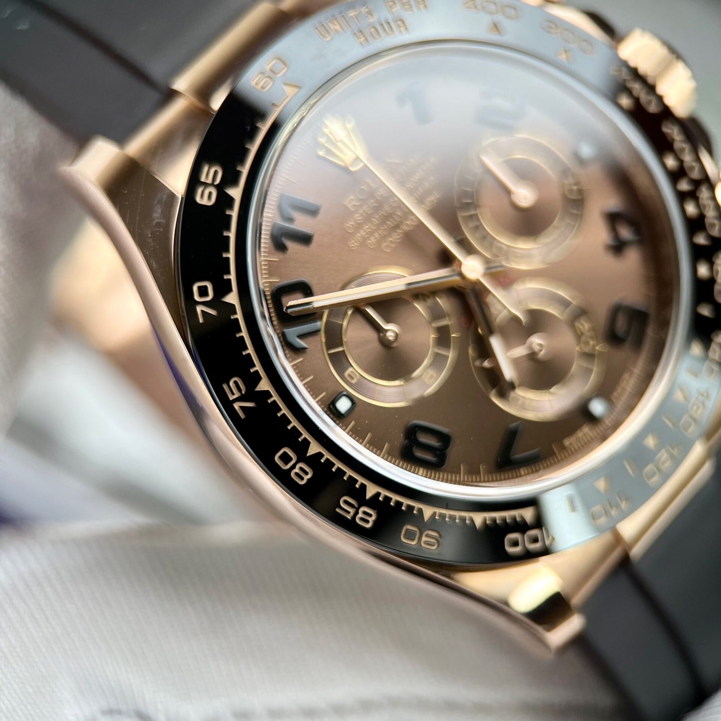 Rolex Daytona 116515LN 18K Rose Gold Wrapped Replica Watch 40mm