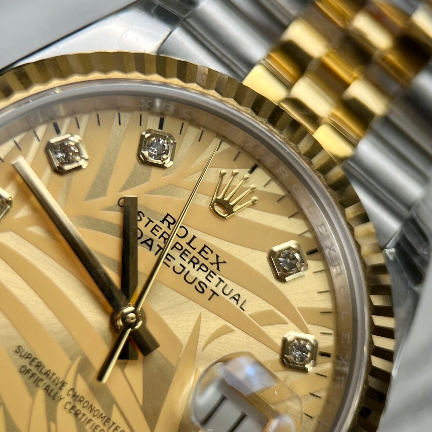 Rolex DateJust Fake Watch Demi Gold Jubilee Strap EW Factory 36/41mm
