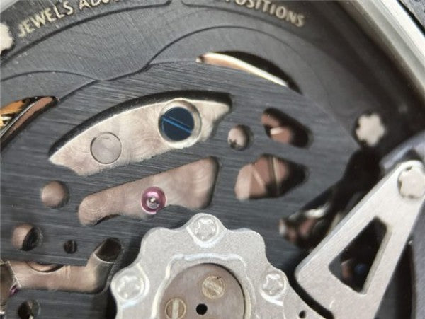 Replica Richard Mille RM011 Black Ceramic RG Chrono Skeleton Dial Black Rubber Strap A7750