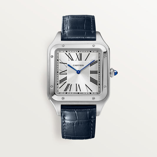 fake cartier watch Santos-Dumont extra-large model Manufacture mechanical movement with manual winding(1:1 replica)