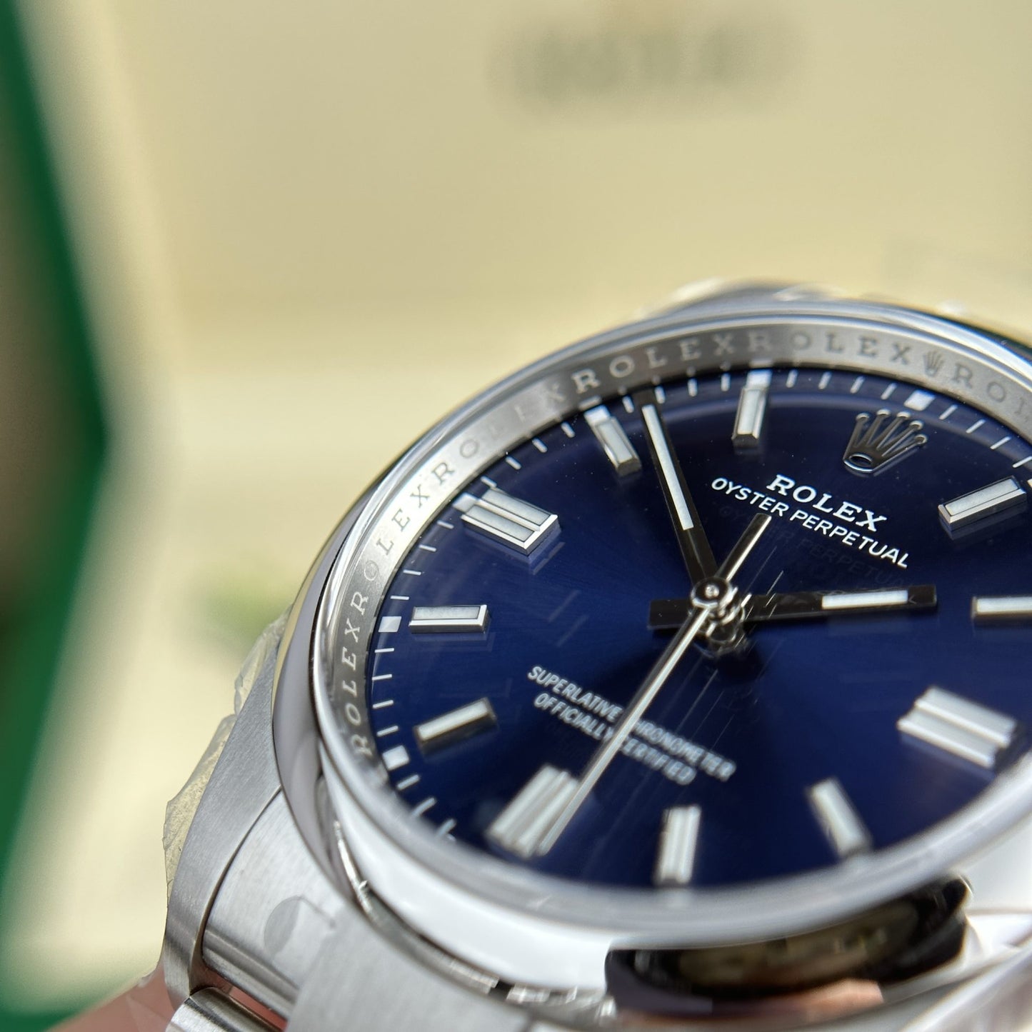 Rolex Replica Watch Oyster Perpetual 126000 Blue Dial Clean Fatory 36mm