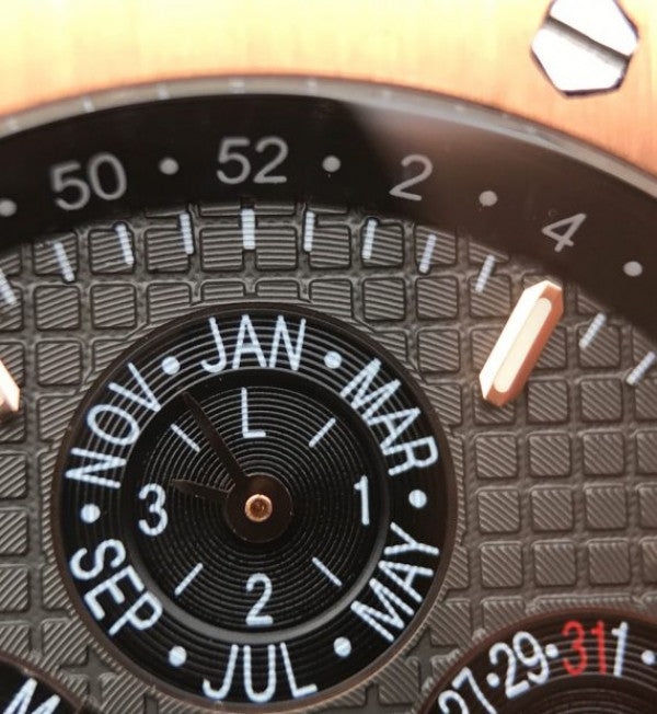 Replica Audemars Piguet JF Royal Oak 41mm 26574 RG Black Textured Dial A5134