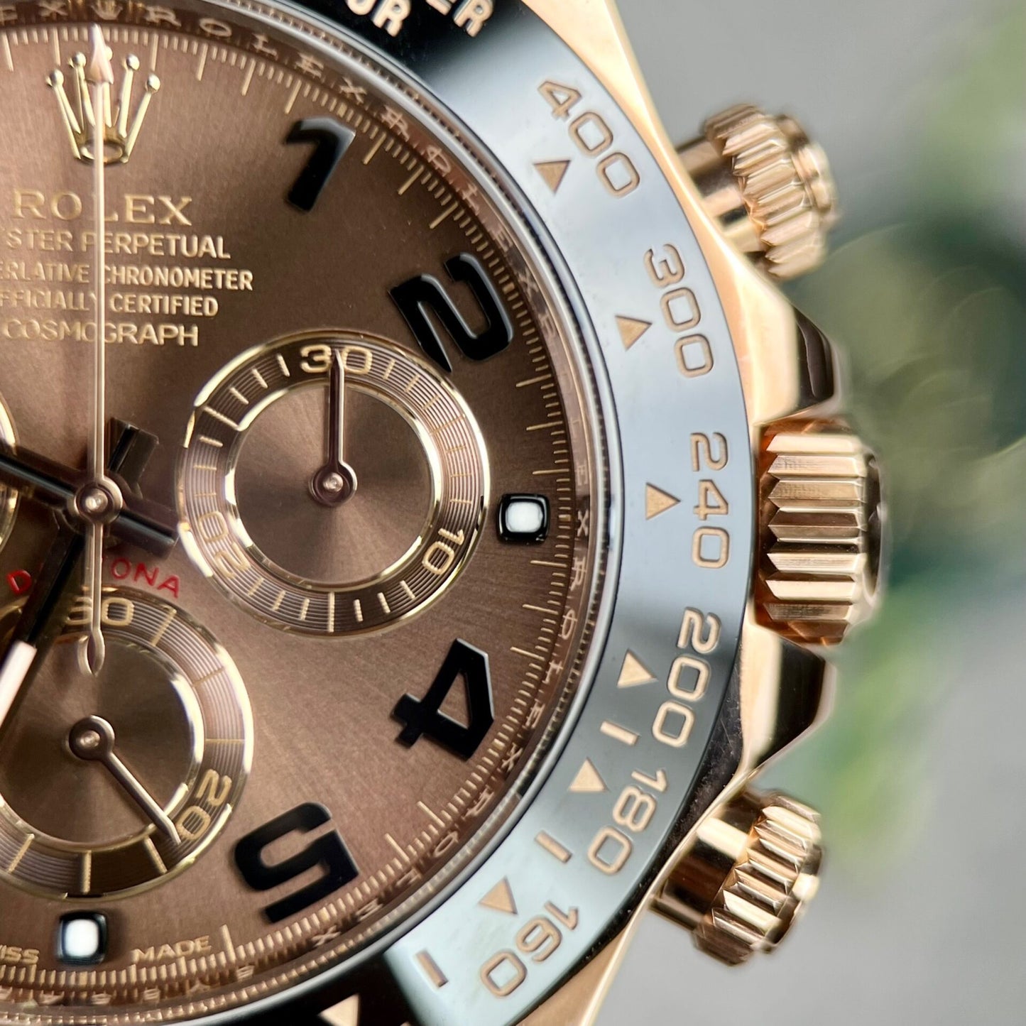 Rolex Daytona 116515LN 18K Rose Gold Wrapped Replica Watch 40mm