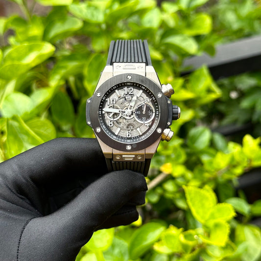 Hublot Big Bang Unico Replica 1:1 Watch Black Rubber Strap BBF 44mm