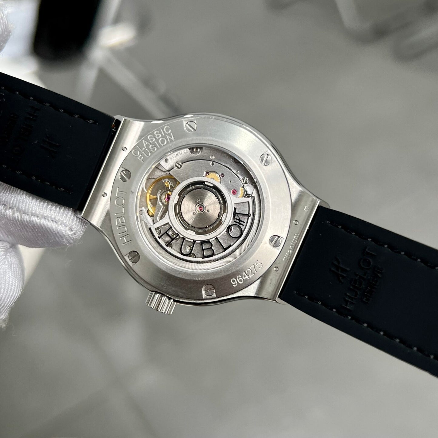Hublot Replica 11 Watch Green With Diamond Bezel HB Factory 38mm