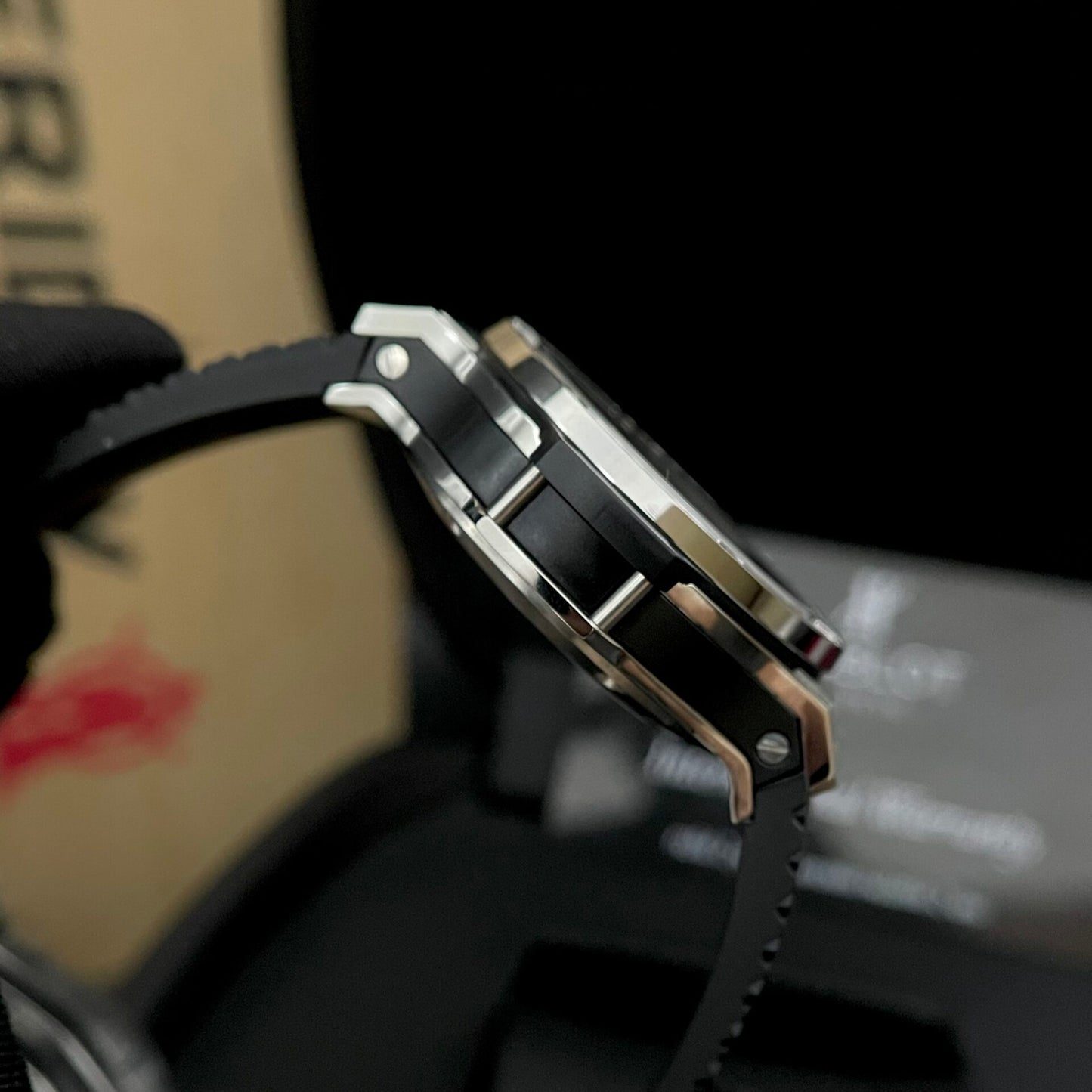 Hublot Big Bang Men s High Quality Replica Diamond Watch Rubber Strap 44mm