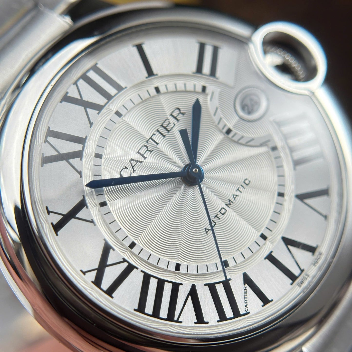 Cartier Ballon Bleu Replica Watches White Dial Automatic Movement AF Factory 40mm