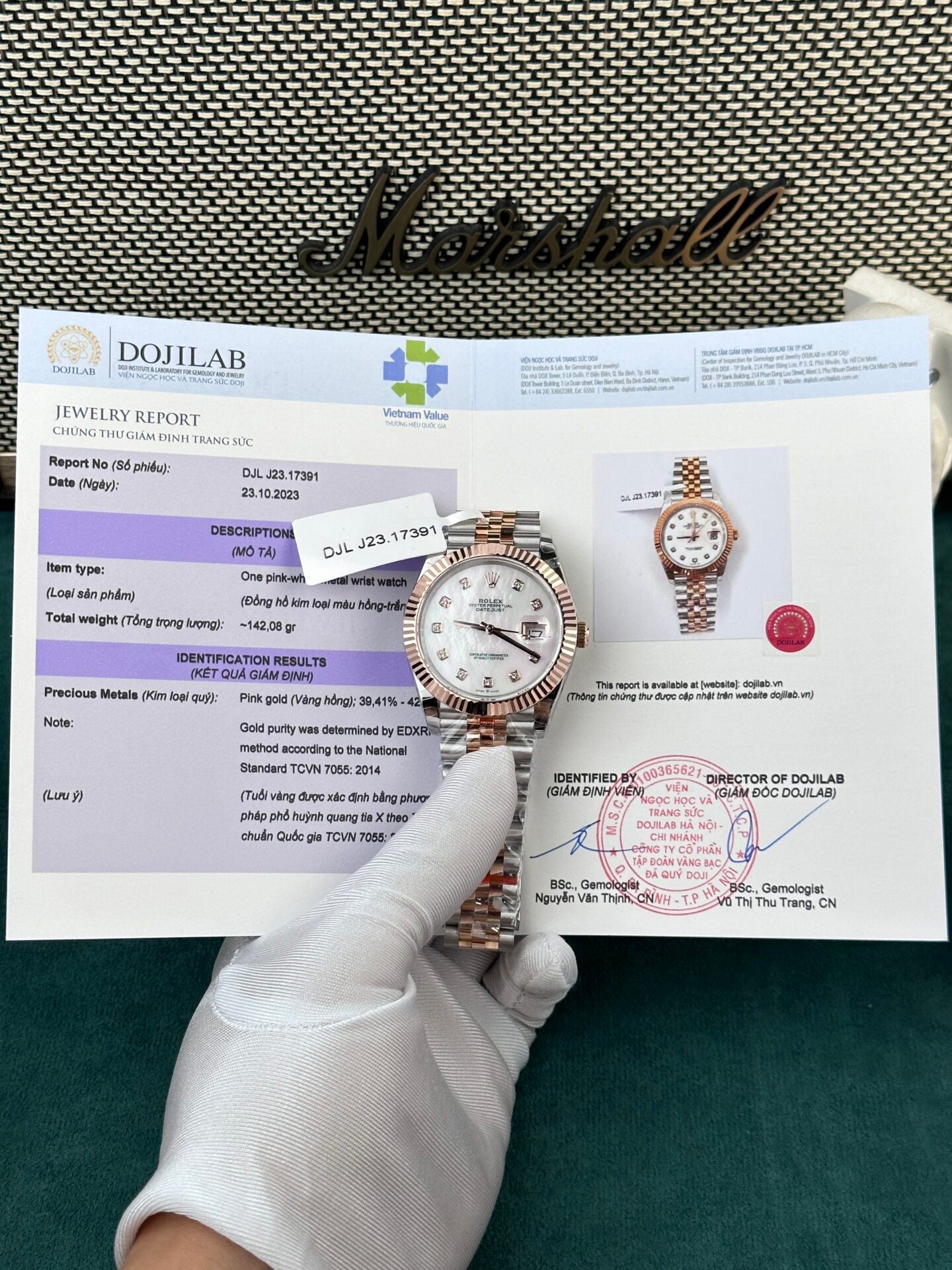 Rolex Replica 11 Watch DateJust Rose Gold Wrapped Mother-of-Pearl Dial GM Factory 36mm