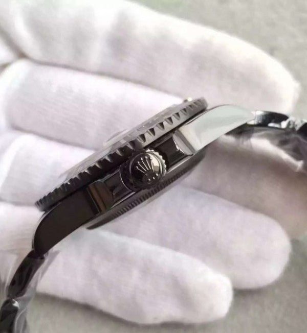 Replica Rolex Fragment Submariner 116610 PVD Black Dial PVD Bracelet A2836