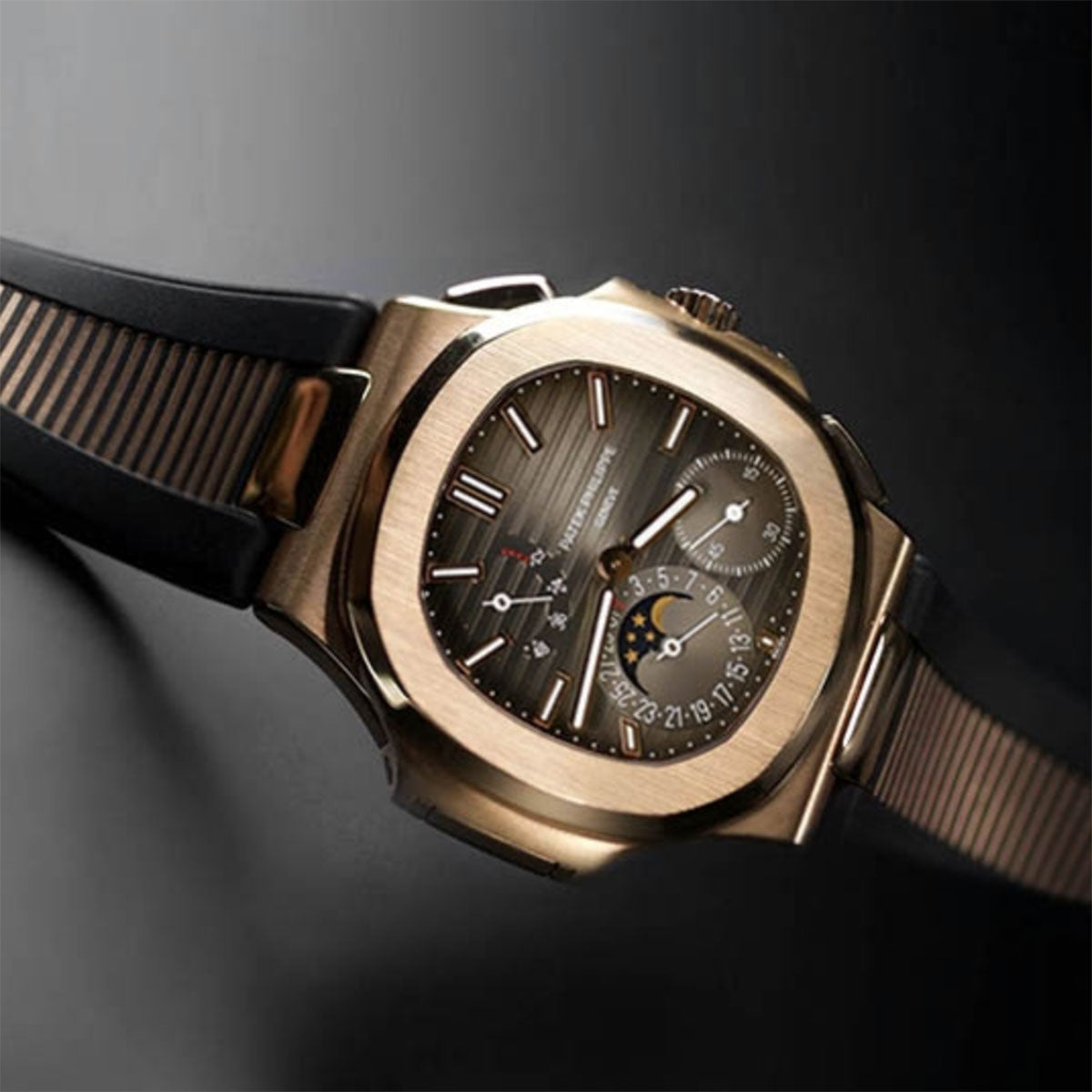 Patek Philippe - Rubber B strap for Nautilus 5712 RG / WG(1:1 replica)