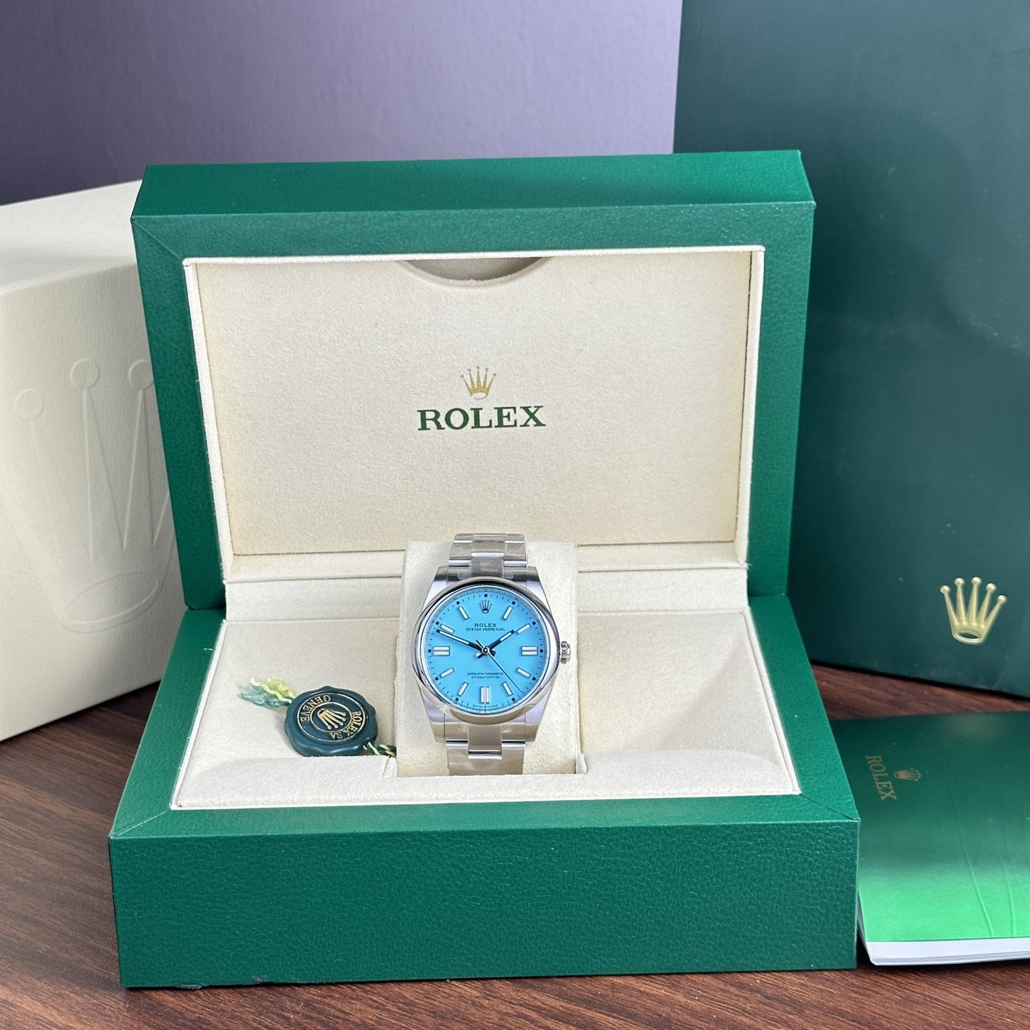 Rolex Replica Watches Oyster Perpetual 124300 Ice Dial Clean Factory 41mm