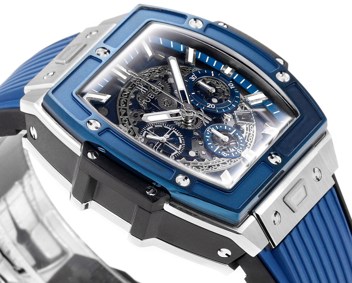 Hublot Spirit of Big Bang Textured Rubber Strap(1:1 replica)