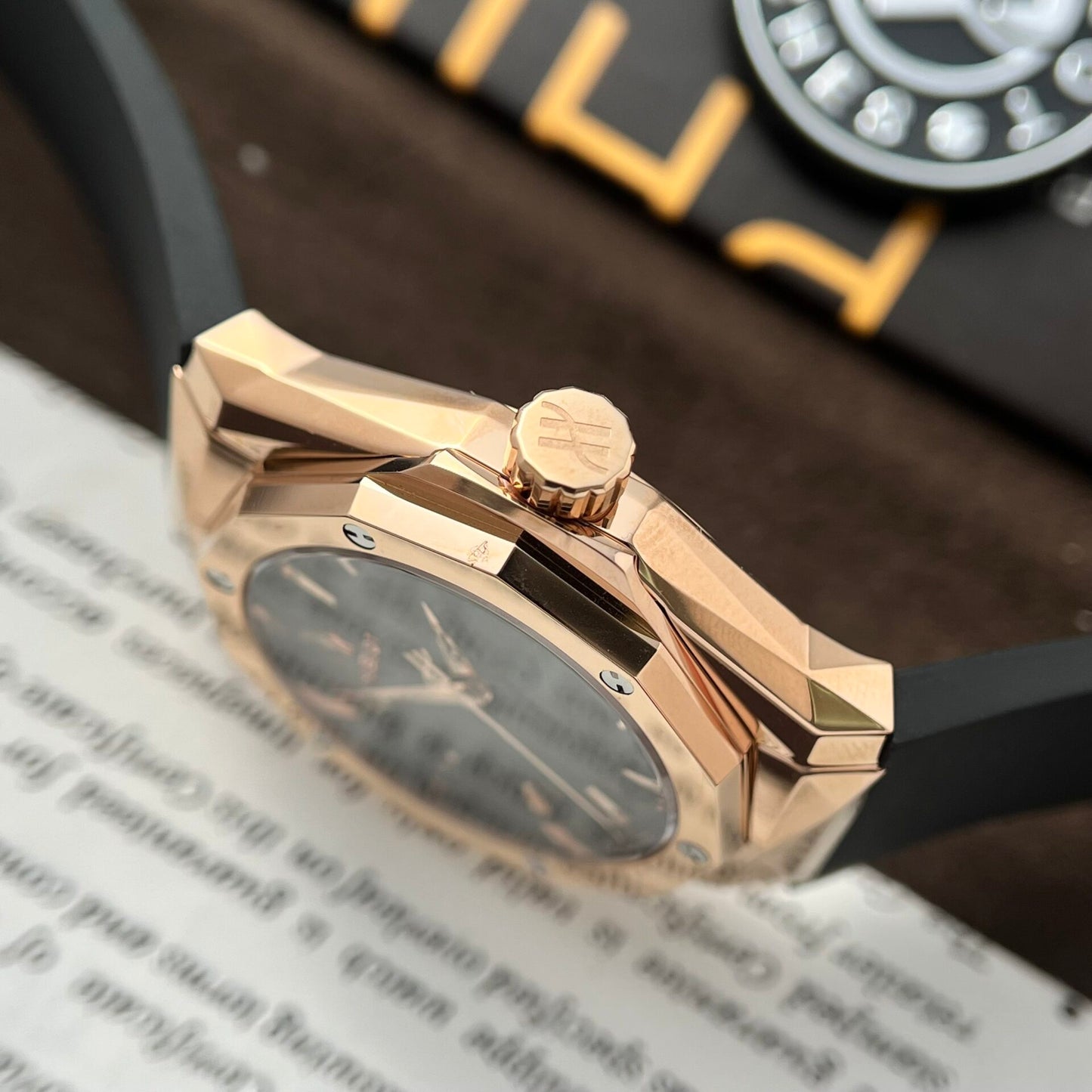 Hublot Replica 1:1 Watch Orlinski King Gold Black Dial HB Factory 40mm