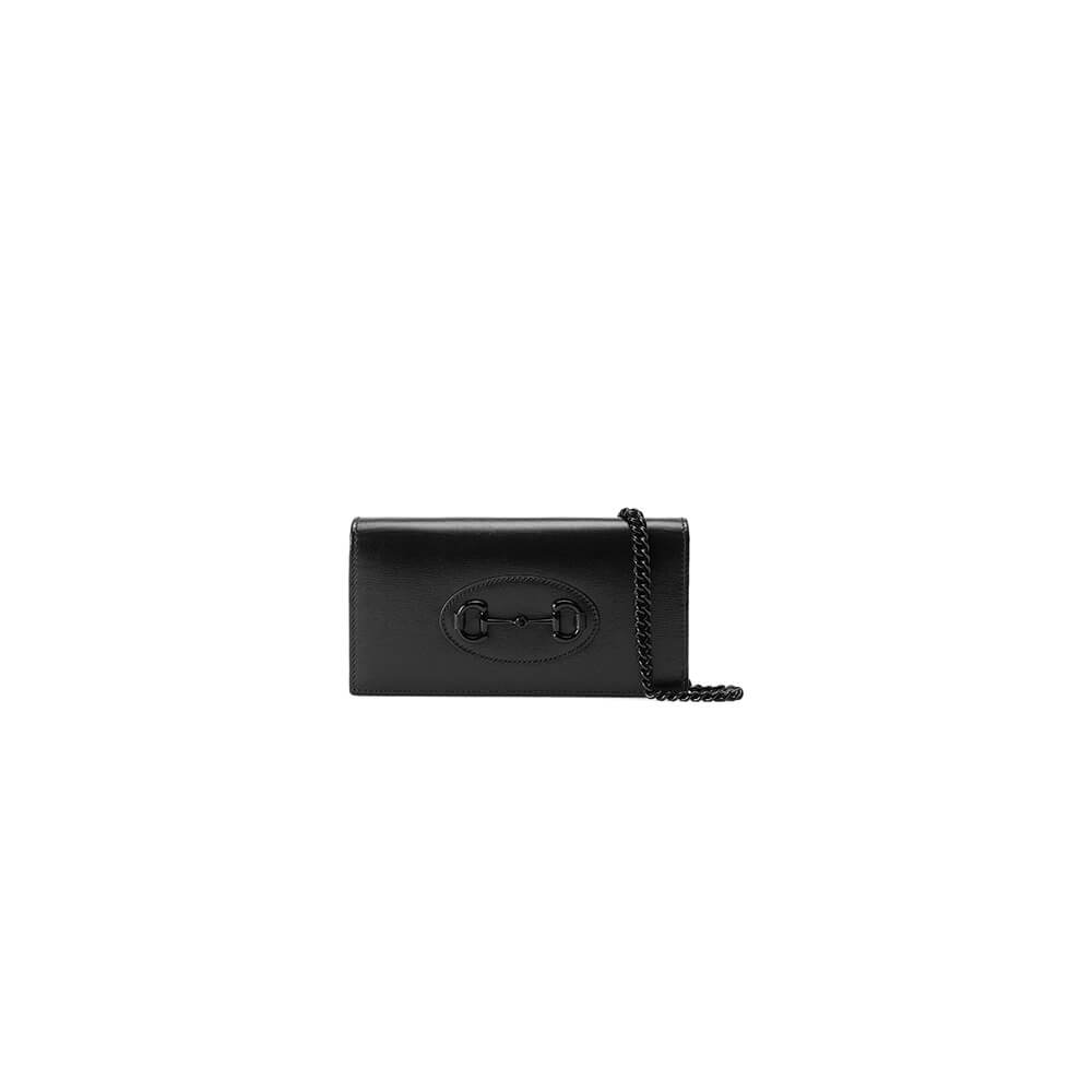 Gucci Horsebit 1955 Wallet With Chain Wallet(HIGH-END GRADE)