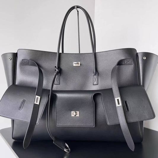 Balenciaga Bel Air Carry All Bag Xl in Black(HIGH-END GRADE)