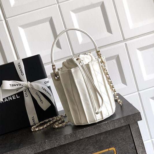 CHANEL Mini Bucket Bag(HIGH-END GRADE)