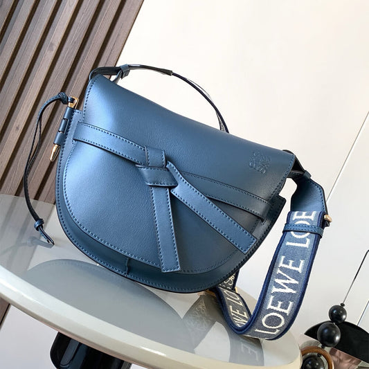 Loewe Small Gate bag in soft calfskin and jacquard