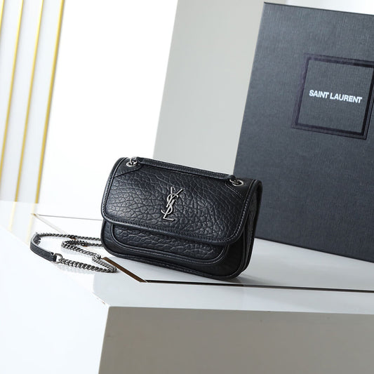 YSL NIKI mini in grained lambskin(HIGH-END GRADE)