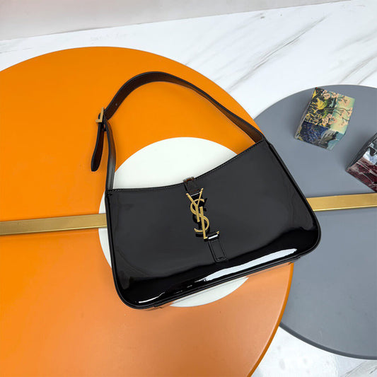 YSL le 5 a 7 in patent leather(HIGH-END GRADE)