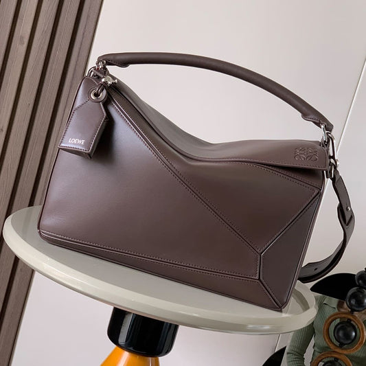 Loewe Large Featherlight Puzzle bag in nappa lambskin(HIGH-END GRADE)