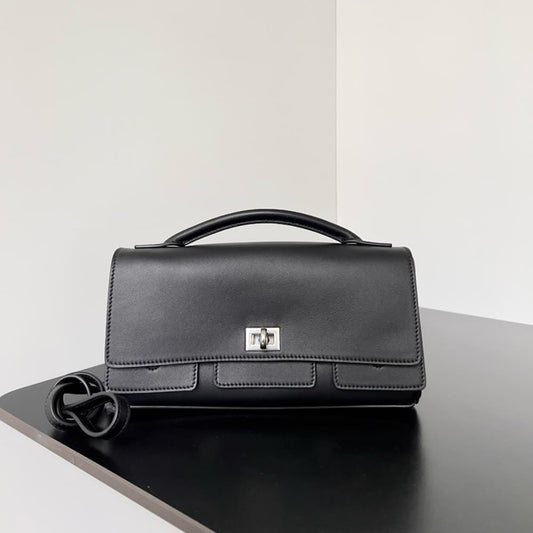 Balenciaga Women s Bel Air Clutch On Strap Small(HIGH-END GRADE)