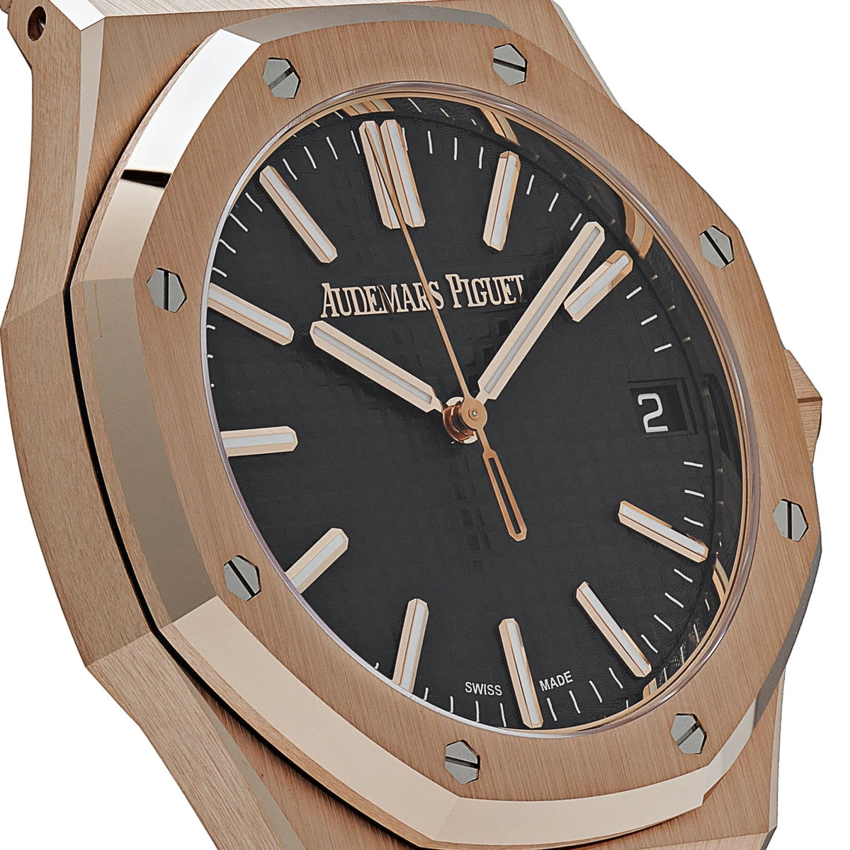 Royal Oak 41 Selfwinding Rose Gold Black Dial(1:1 replica)