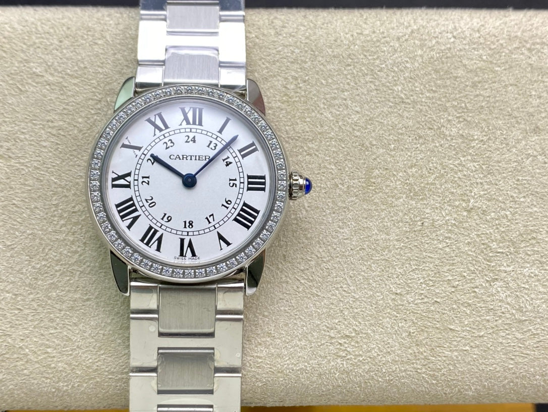 Cartier London Roman Numeral Couple's Watch Size 36mm(1:1 replica)