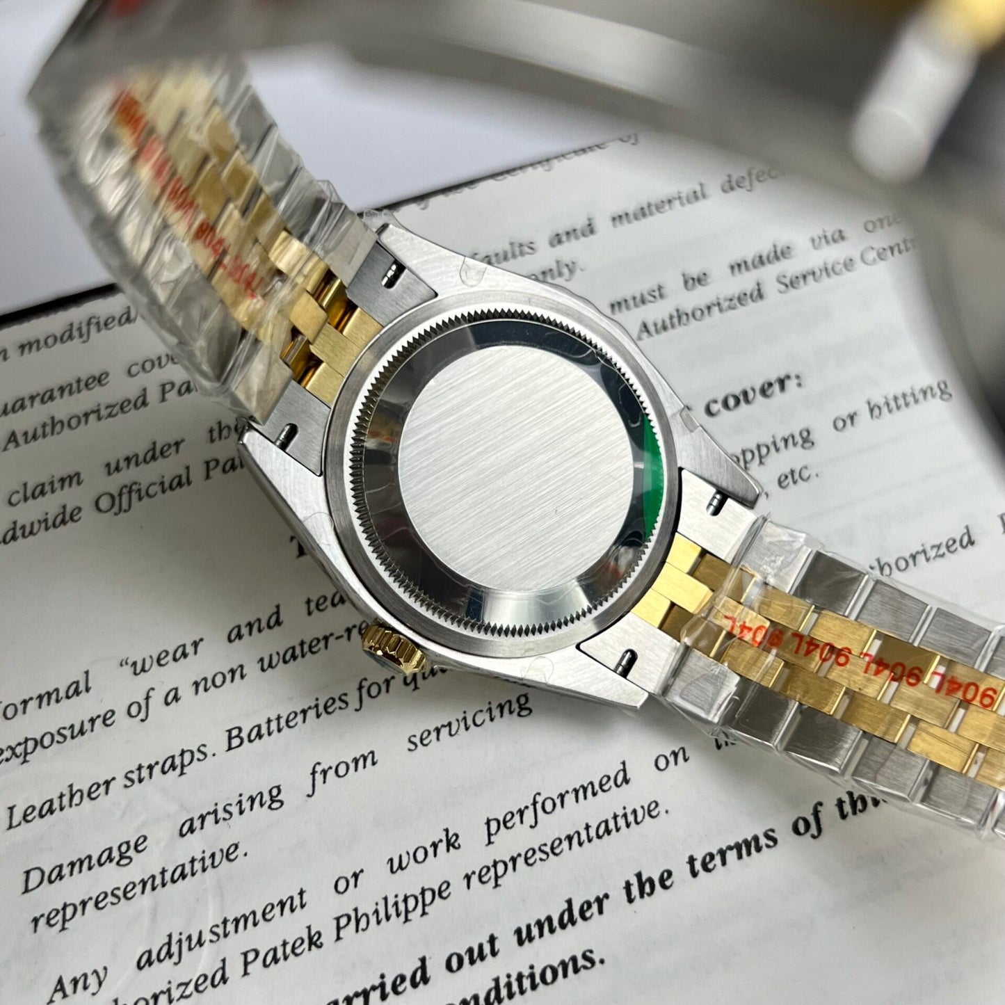 Rolex DateJust Replica Watch Yellow Dial EW Factory 36/41mm