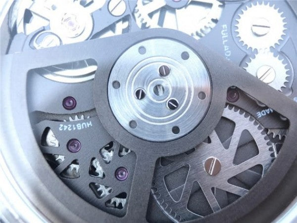 Replica Hublot Big Bang Unico Sapphire Plastic Case Skeleton Dial White Rubber Strap Jap Quartz