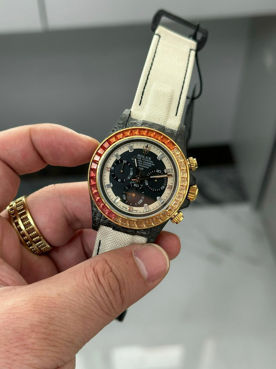 Rolex Best Replica Watch Daytona Cosmograph DIW Carbon 40mm